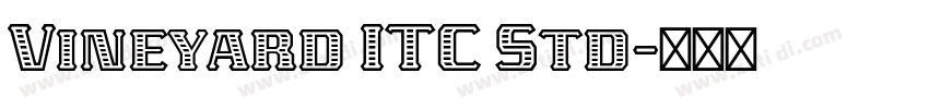 Vineyard ITC Std字体转换